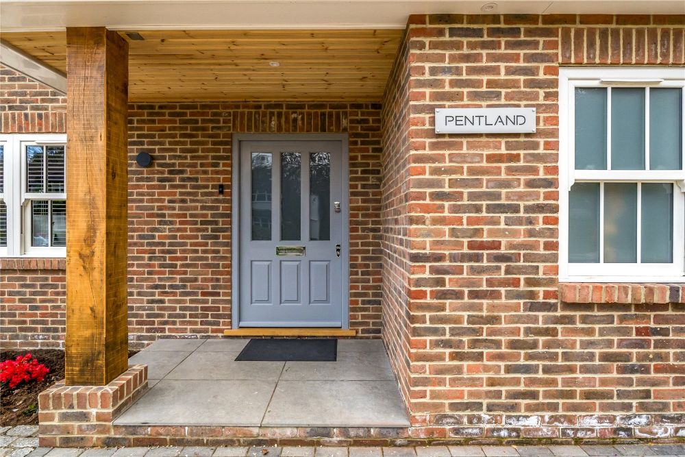 Extending and re-modelling a large detached house - porch