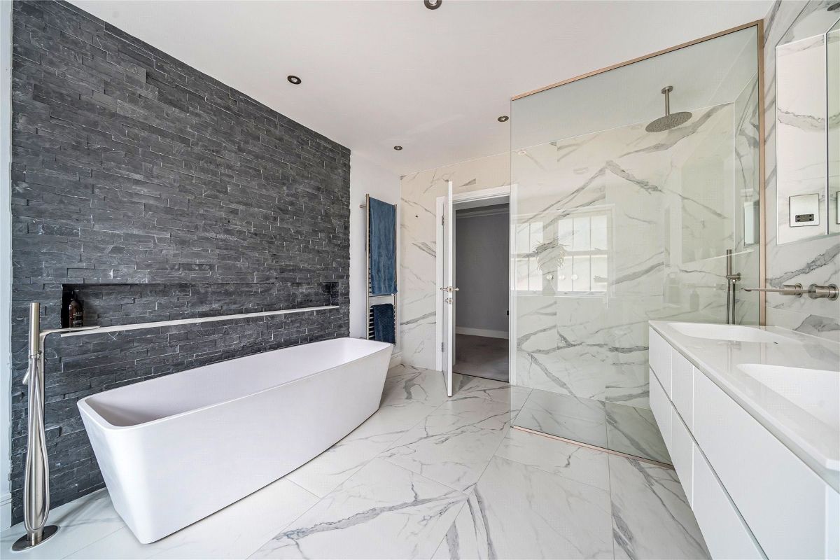 Extending and re-modelling a large detached house - bathroom