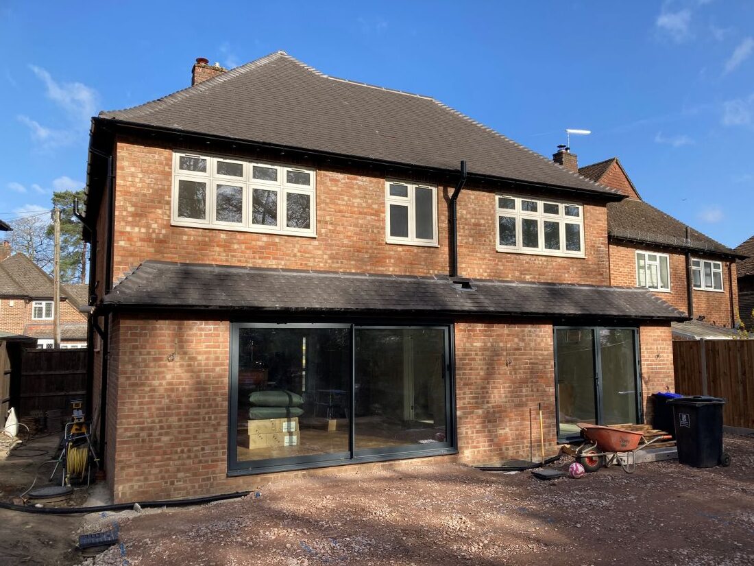 Extend and re-model detached house into an executive 4 bedroom house - proposed
