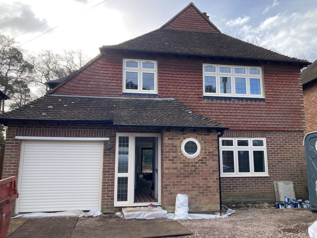 Extend and re-model detached house into an executive 4 bedroom house - proposed