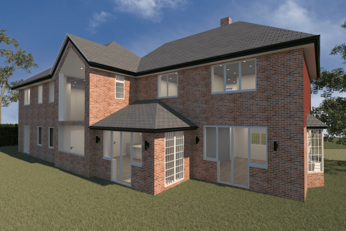 plans for remodelling and extension of 5 bedroom classic 1950s house