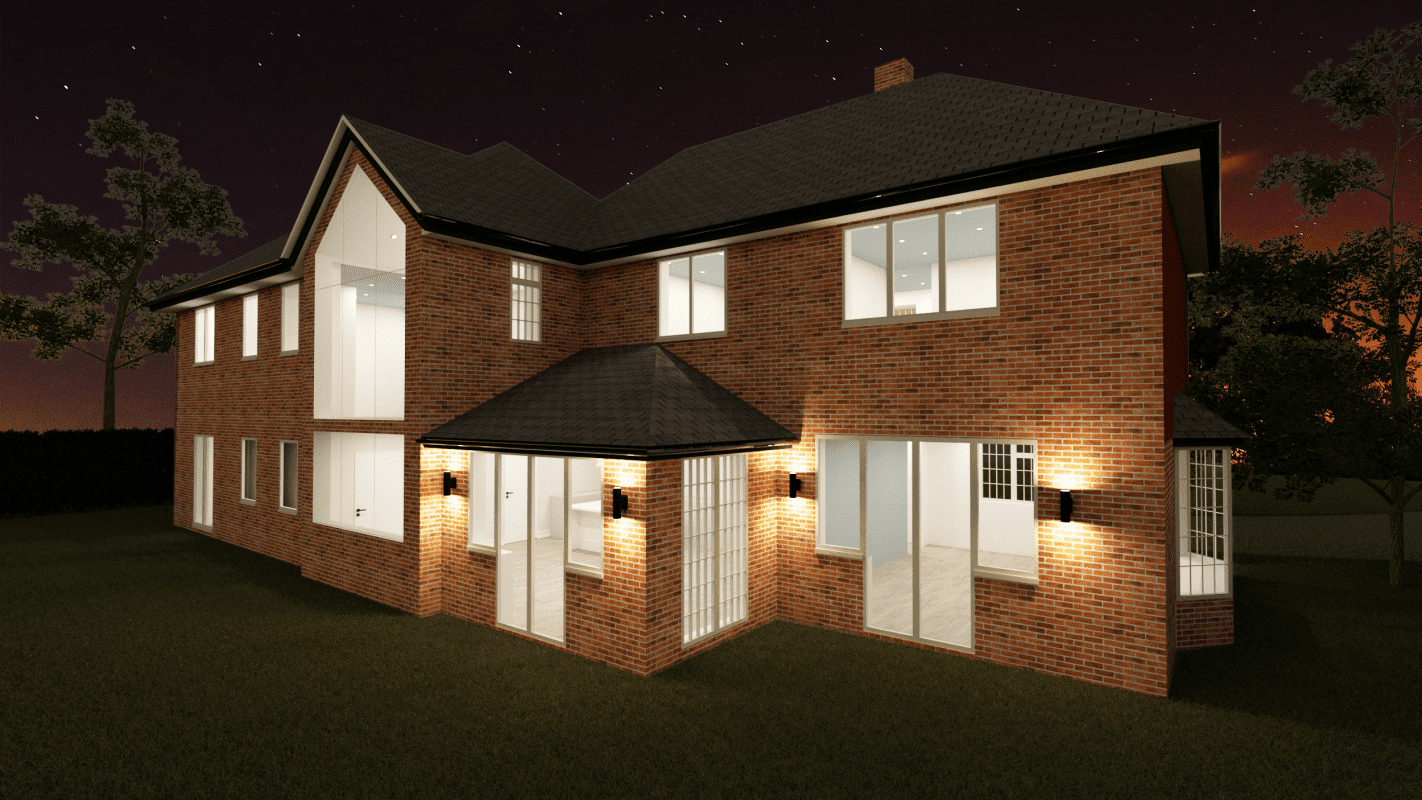 plans for remodelling and extension of 5 bedroom classic 1950s house