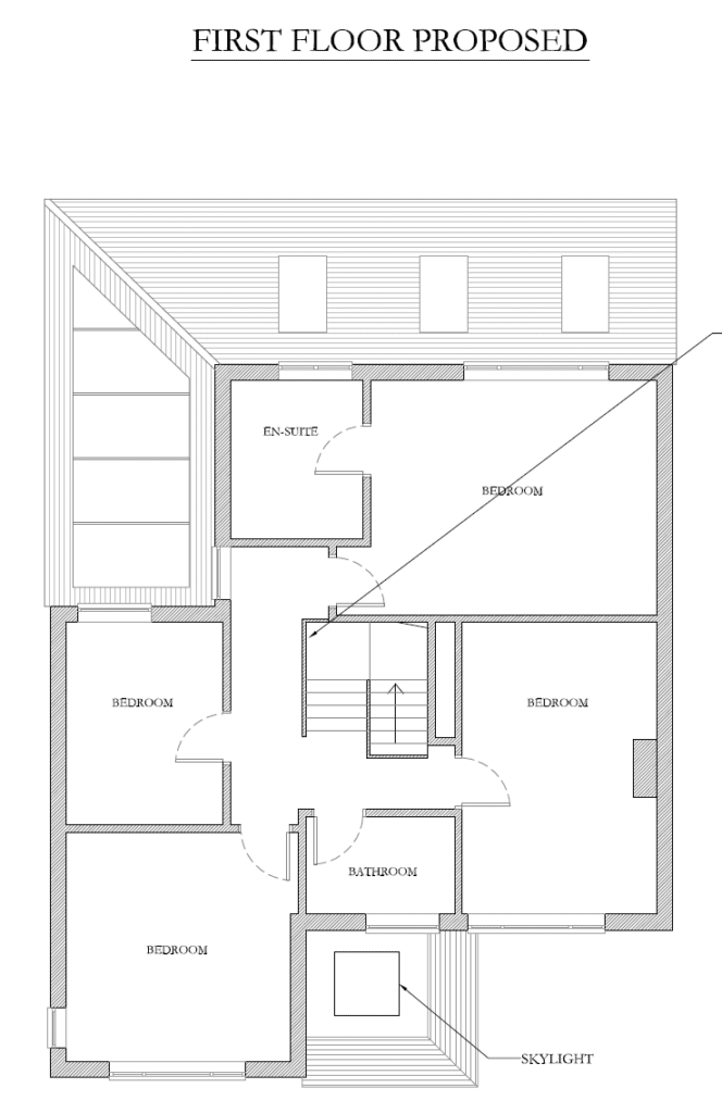 first floor plans for lovely 1930s remodelled and extended property
