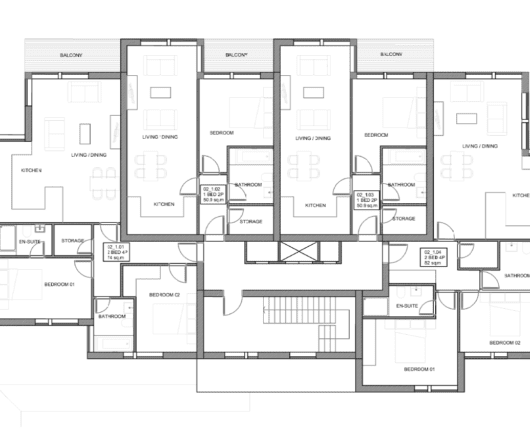 Building 1 - first floor proposed