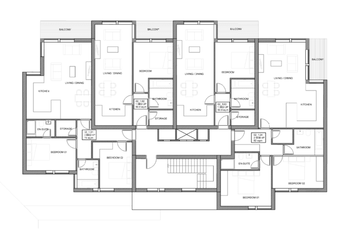 Building 1 - first floor proposed