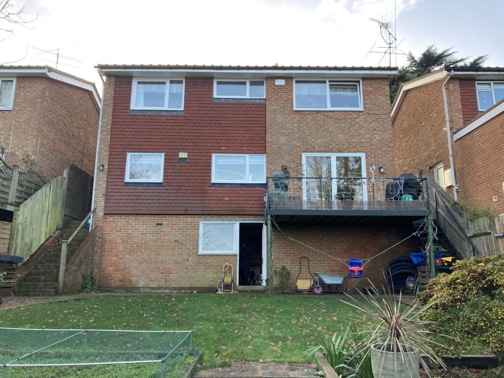 REAR ELEVATION - BEFORE