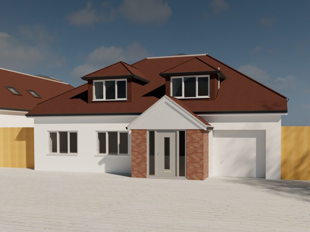 Proposed front view