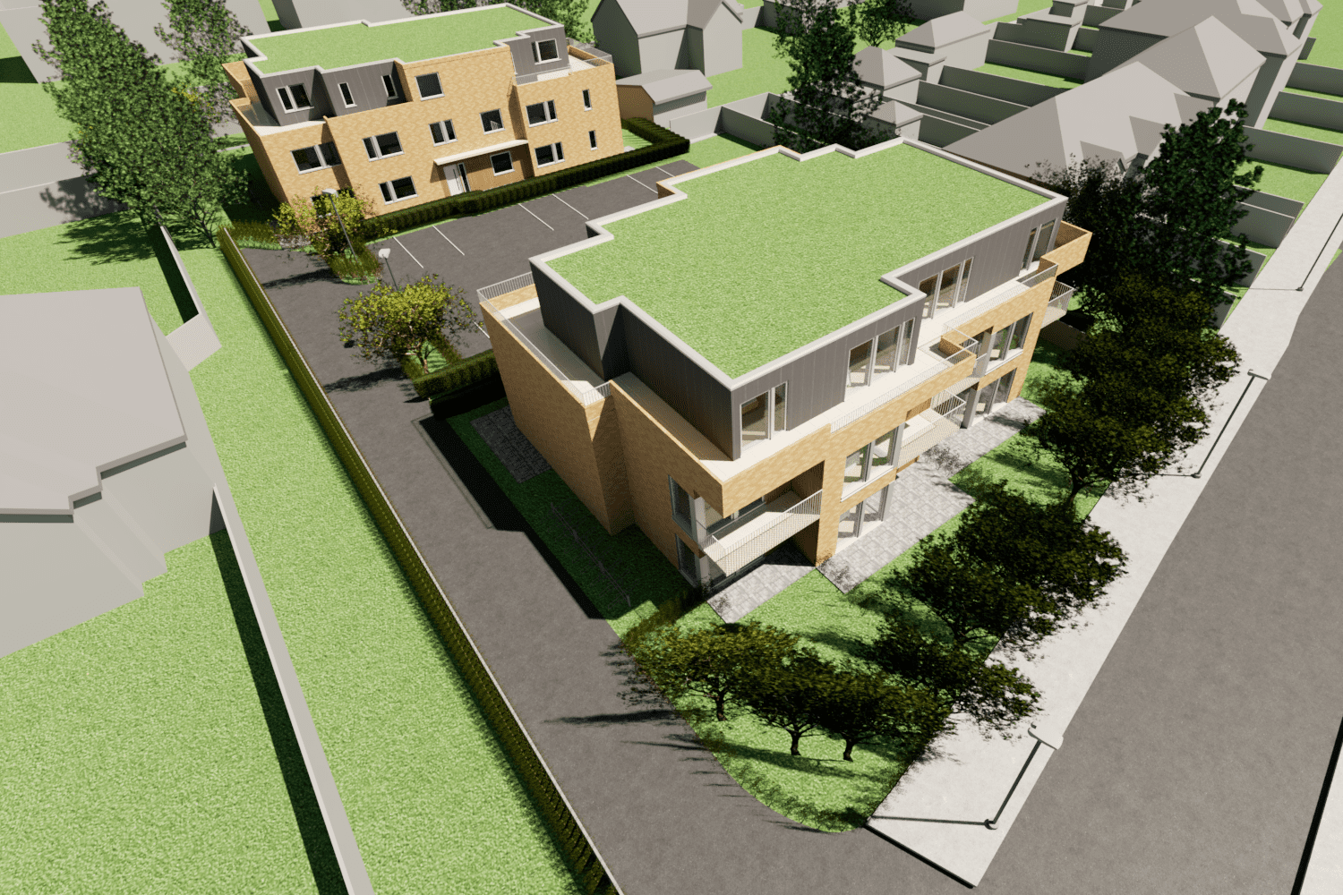 Flatted development - 20 apartments