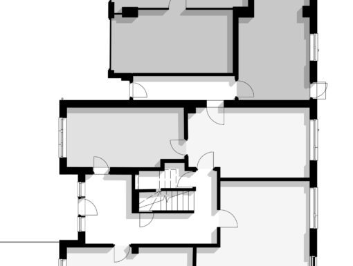 Re-modelling a large detached 1950s - Existing Ground Floor Plan