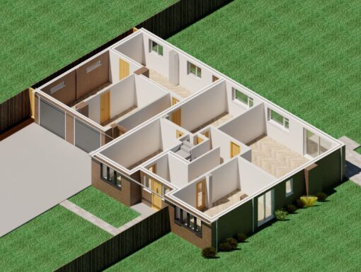 Re-modelling a large detached 1950s - Existing Ground floor