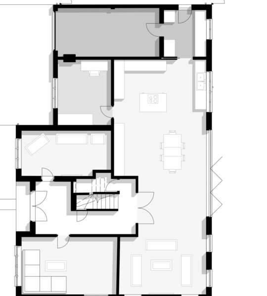 Re-modelling a large detached 1950s - Proposed GF Plan