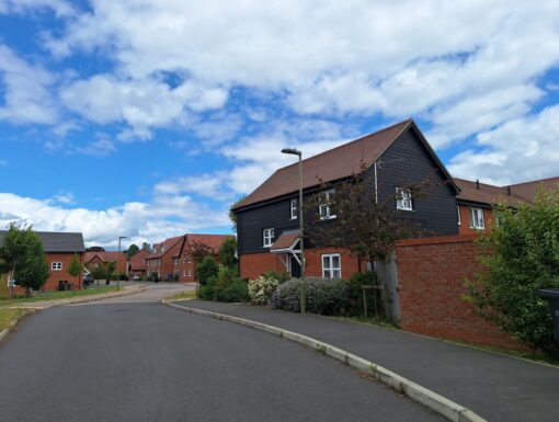 16 unit new build scheme including social housing view