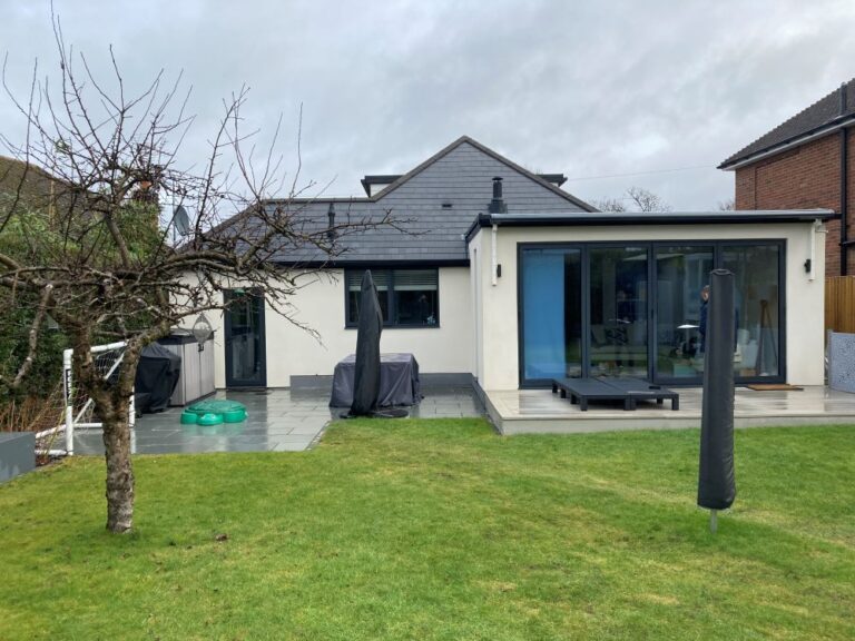 Convert a dormer bungalow into a stunning part zinc clad executive home - outside before