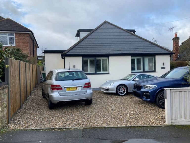 Convert a dormer bungalow into a stunning part zinc clad executive home - outside before