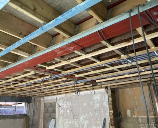 Building construction in progress