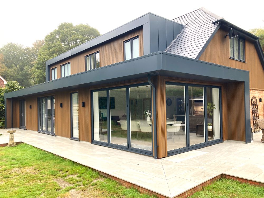 Re-modelling and extension of 1960s property - rear