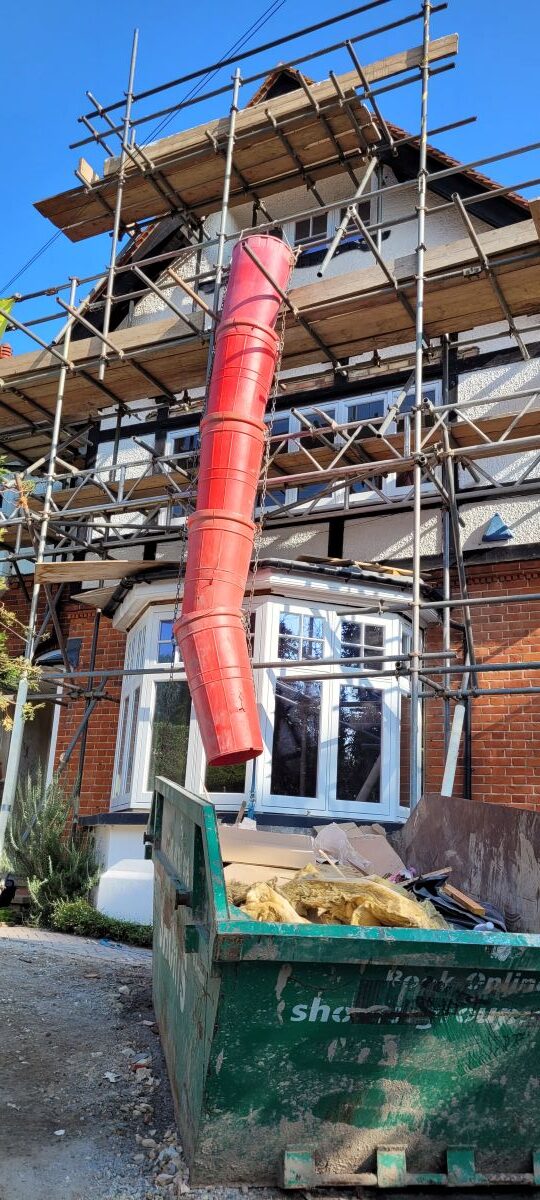 Work in progress on project to Complete refurbishment of 4 storey locally listed period property