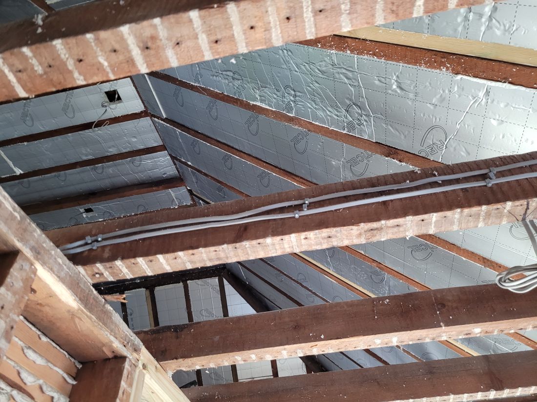 Work in progress on project to Complete refurbishment of 4 storey locally listed period property