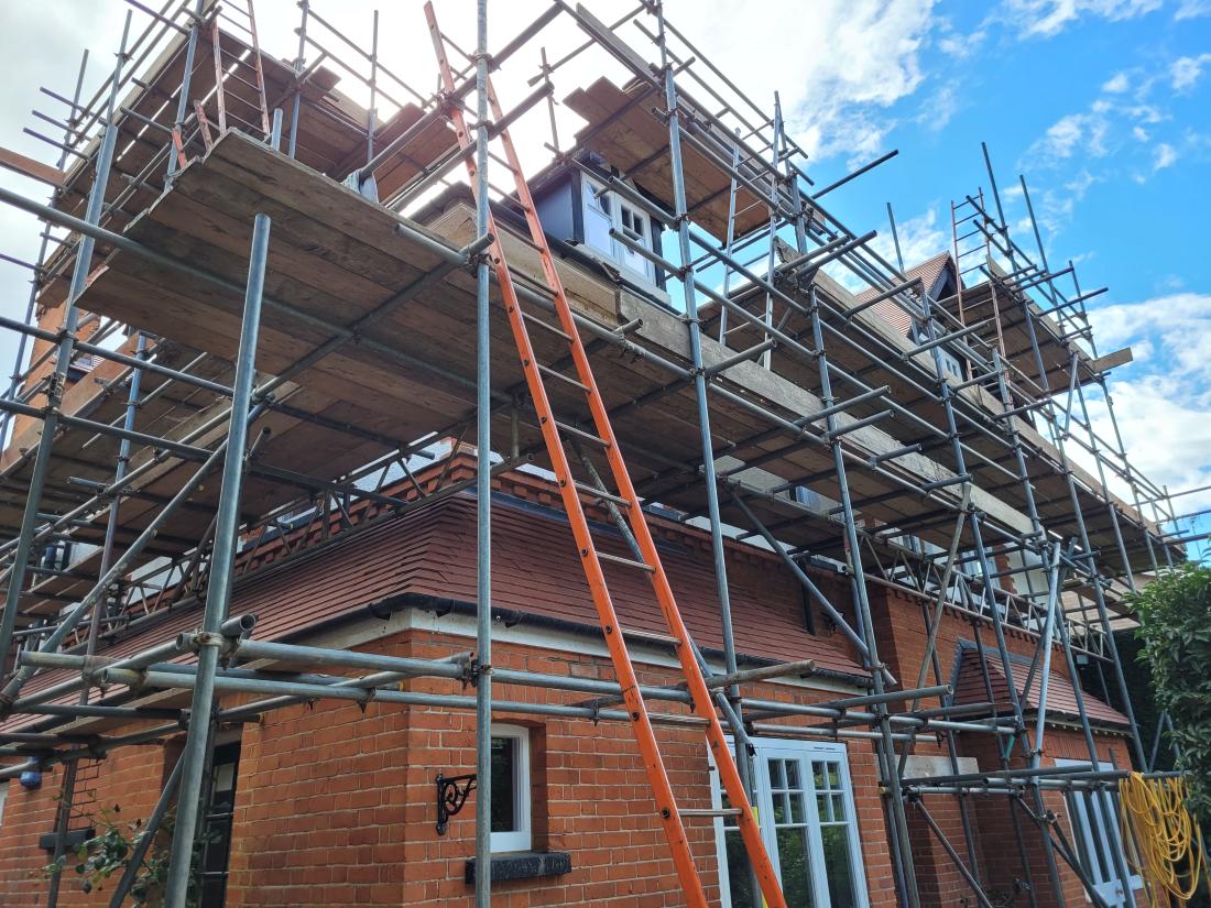Work in progress on project to Complete refurbishment of 4 storey locally listed period property