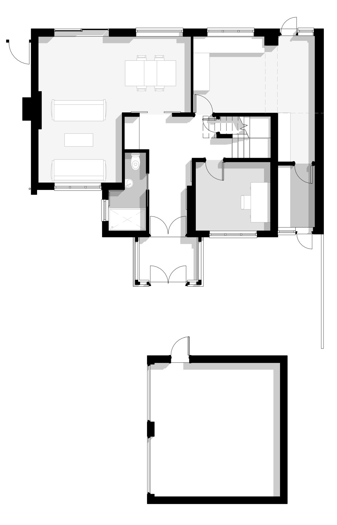 Remodel and Extension of 4 Bedroom Detached Home - proposed
