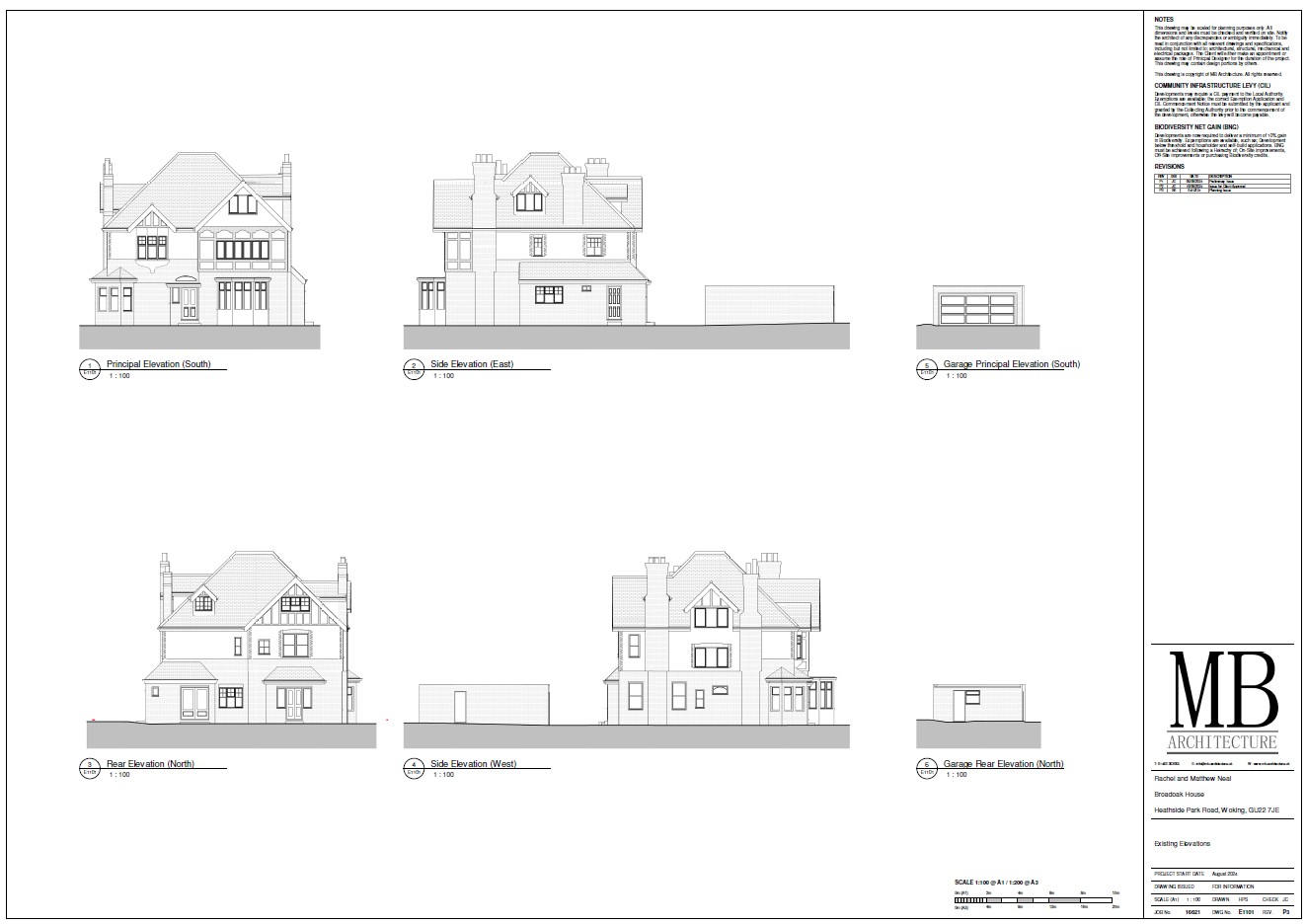 Complete refurbishment of 4 storey locally listed period property - existing plans