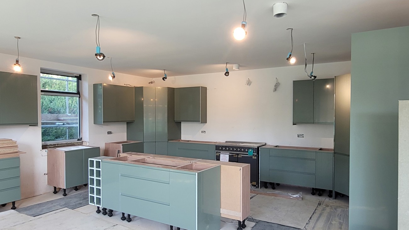 New build 5 bedroom eco build detached house - in progress