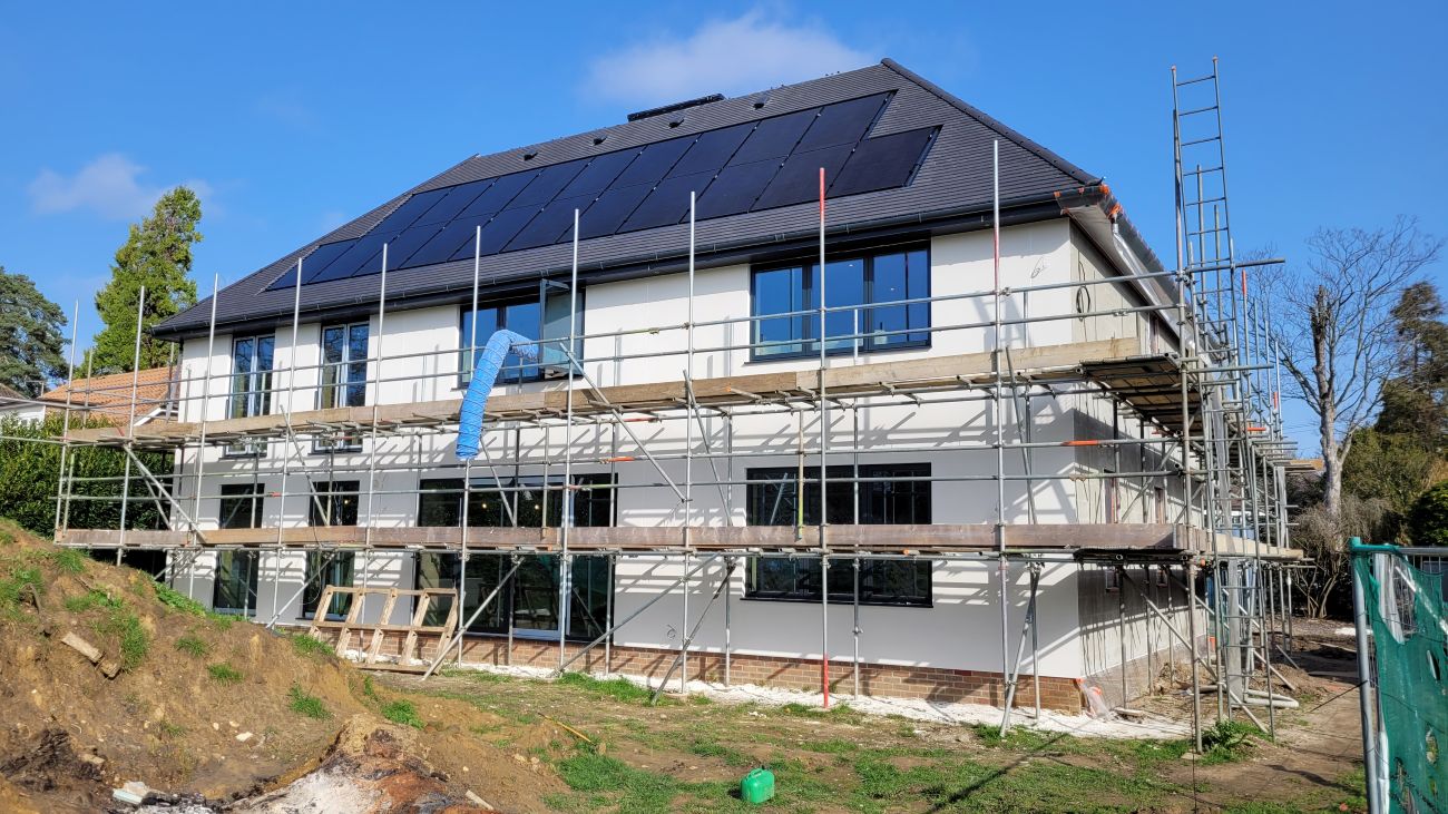 New build 5 bedroom eco build detached house - in progress