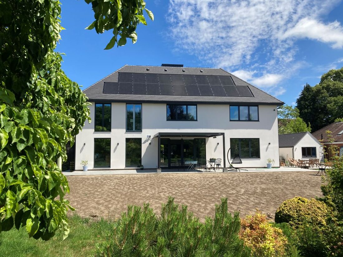 New build 5 bedroom eco build detached house