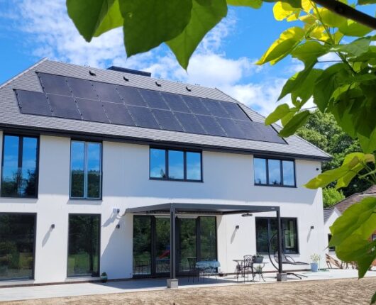 New build 5 bedroom eco build detached house