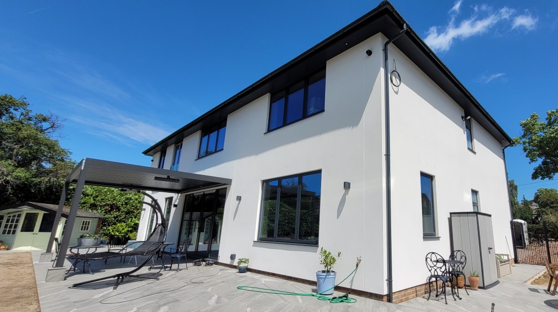 New build 5 bedroom eco build detached house