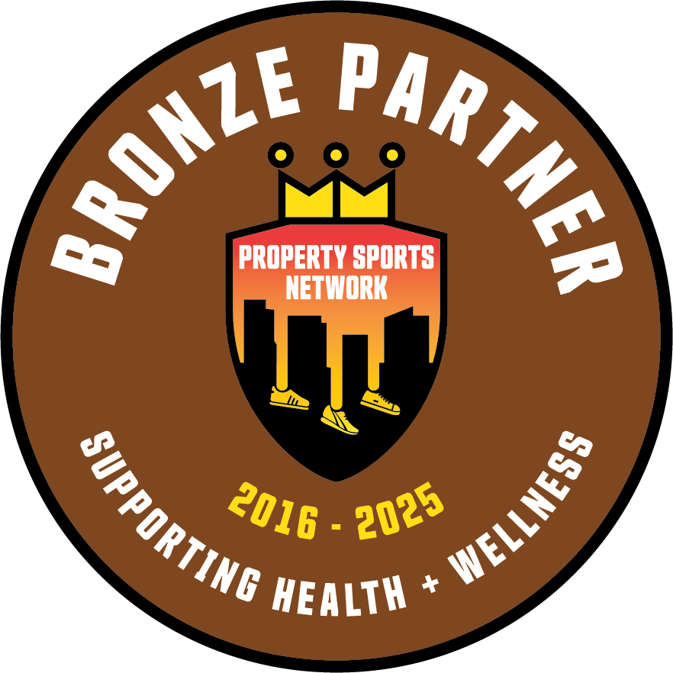 Property Sports network bronze logo